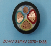 贵阳ZC-VV 0.6/1kV 3X70+1X35